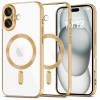 Tech-Protect MagFlex MagSafe iPhone 16 Case - Gold Tech-Protect MagFlex MagSafe iPhone 16 Case - Gold