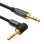 Wozinsky AUX Cable Right Angle (Male-Male) Mini Jack Cable 3m Black
