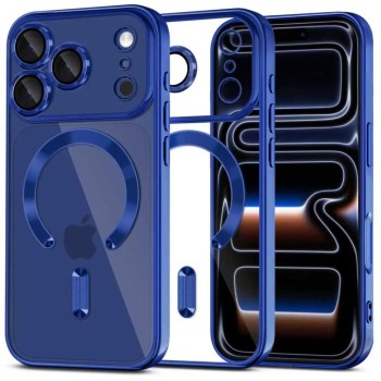 Tech-Protect MagFlex MagSafe Case for iPhone 17 Pro - Clear Navy Blue Tech-Protect MagFlex MagSafe Case for iPhone 17 Pro - Clear Navy Blue