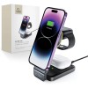 Tech-Protect QI15W-A28 MagSafe 3in1 Inductive Charger with Smartphone / Apple Watch / AirPods Stand - Black Tech-Protect QI15W-A28 MagSafe 3in1 Inductive Charger with Smartphone / Apple Watch / AirPods Stand - Black