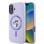 Karl Lagerfeld Silicone Karl&amp;amp;Choupette Heads Ring MagSafe Case for iPhone 16 Plus - Purple