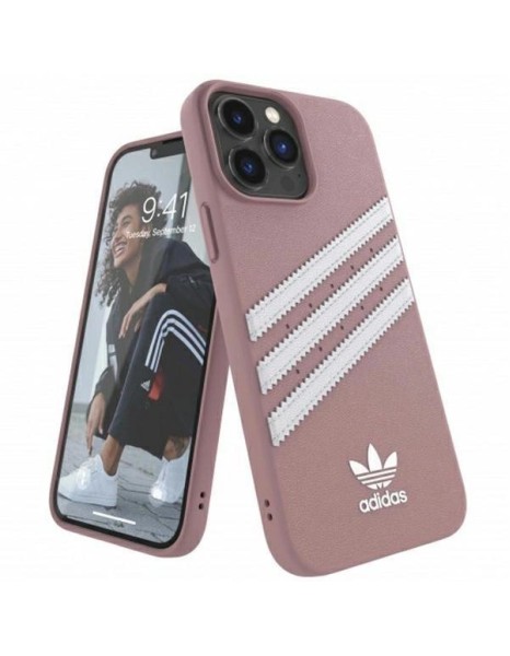 Adidas OR Molded Case PU for iPhone 13 Pro Max - Pink Adidas OR Molded Case PU for iPhone 13 Pro Max - Pink