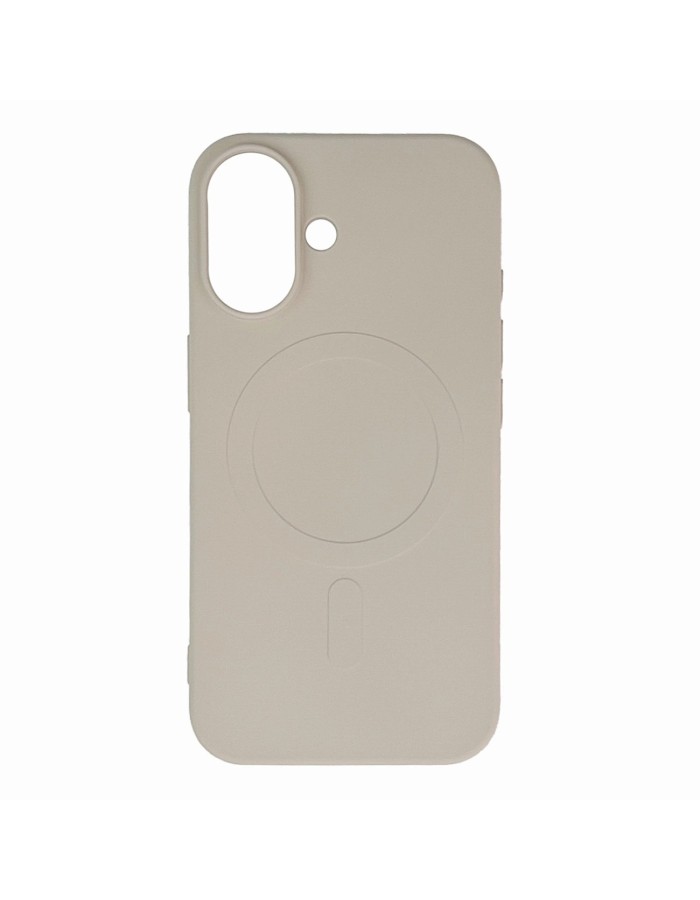 Liquid Silicone Case with MagSafe for Samsung Galaxy S25 Edge - Beige Liquid Silicone Case with MagSafe for Samsung Galaxy S25 Edge - Beige