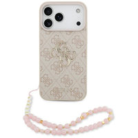 Guess 4G Strap 4G Classic Logo Case for iPhone 17 Pro Max - Pink Guess 4G Strap 4G Classic Logo Case for iPhone 17 Pro Max - Pink