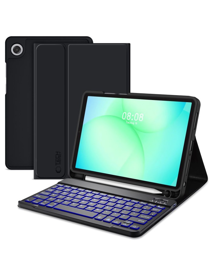 Tech-Protect SC Pen Case for Samsung Galaxy Tab A9+ / A11+ Plus 11.0 X210 / X215 / X216 / X230 / X235 / X236 - Black