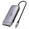 Choetech 9in1 multifunctional USB Type C HUB - 3x USB 3.2 Gen 1 / SD and TF memory card reader / HDMI 4K 30Hz / VGA Full HD 60Hz / USB Type C / RJ45 gray (HUB-M15 gray) Choetech 9in1 multifunctional USB Type C HUB - 3x USB 3.2 Gen 1 / SD and TF memory card reader / HDMI 4K 30Hz / VGA Full HD 60Hz / USB Type C / RJ45 gray (HUB-M15 gray)
