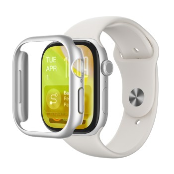 AmazingThing Minimal Protective Case for Apple Watch Series 11 46mm - Silver