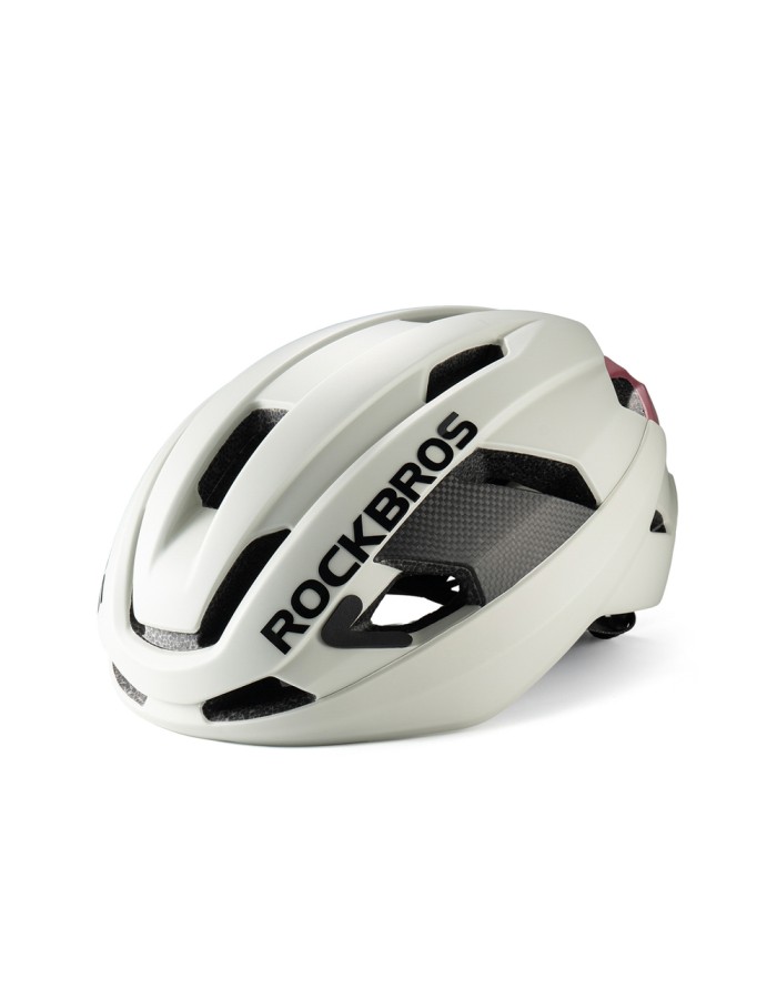 Rockbros LK-15 Carbon Fiber Bike Helmet 58-62cm - Light Gray