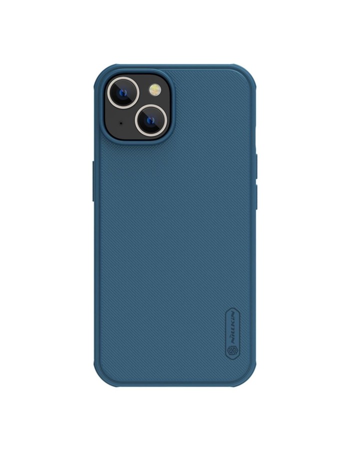 Nillkin Super Frosted Shield Pro case for iPhone 14 Plus back cover blue