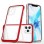 Clear 3in1 Case for iPhone 11 Pro Max Frame Cover Gel Red