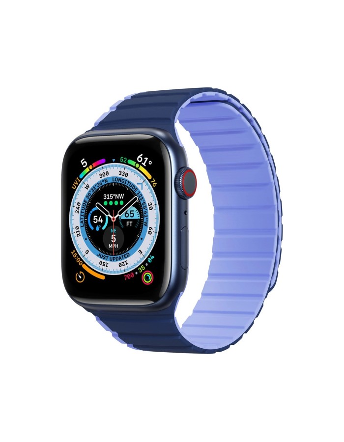 Magnetic Apple Watch SE, 9, 8, 7, 6, 5, 4, 3, 2, 1 (41, 40, 38 mm) Dux Ducis Strap (LD Version) - blue
