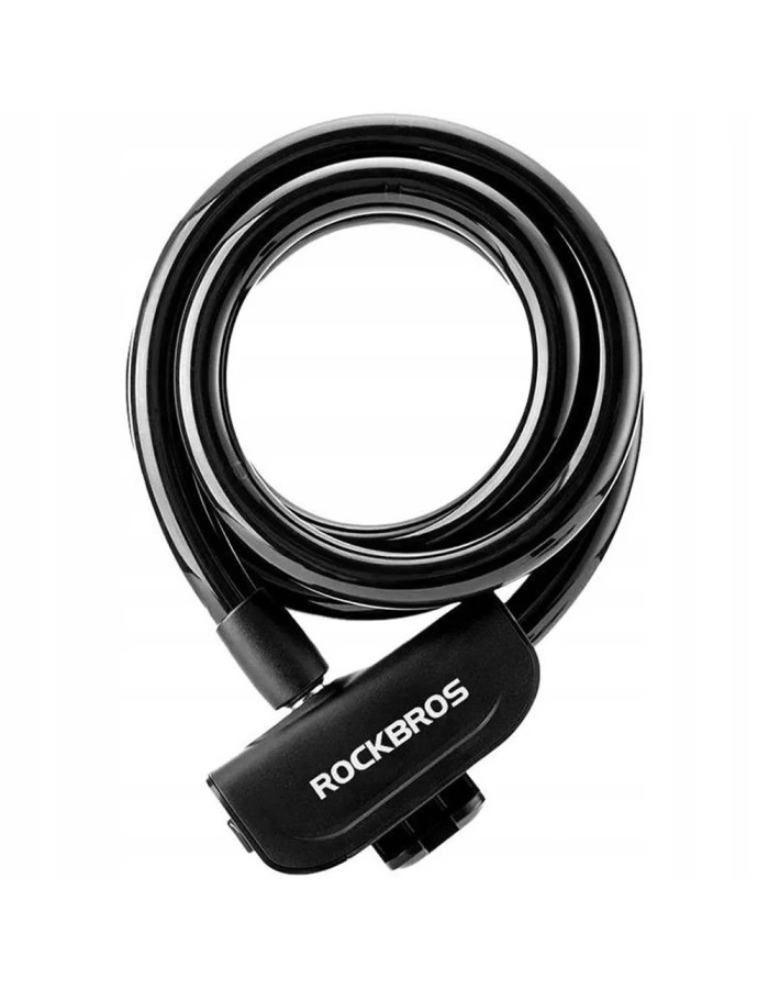 Rockbros RKS515-BK bicycle lock with 1.1 m key - black