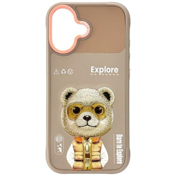 Nimmy Cool&Cute 2.0 Bear Case for iPhone 17 - Beige Nimmy Cool&Cute 2.0 Bear Case for iPhone 17 - Beige