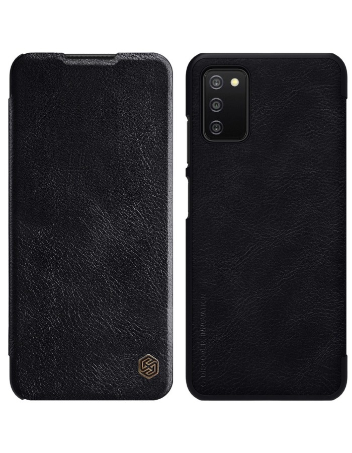 Nillkin Qin leather holster case for Samsung Galaxy A03s black Nillkin Qin leather holster case for Samsung Galaxy A03s black