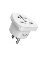SBS US Travel Adapter - Universal - White SBS US Travel Adapter - Universal - White