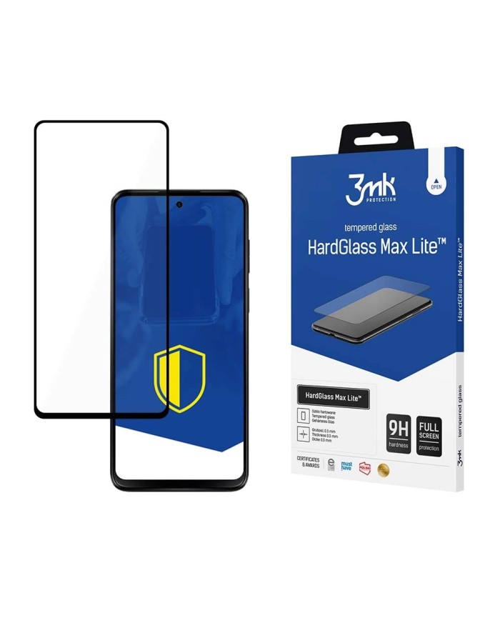 9H 3mk HardGlass Max Lite™ Glass for Motorola Moto G13 / G23 9H 3mk HardGlass Max Lite™ Glass for Motorola Moto G13 / G23