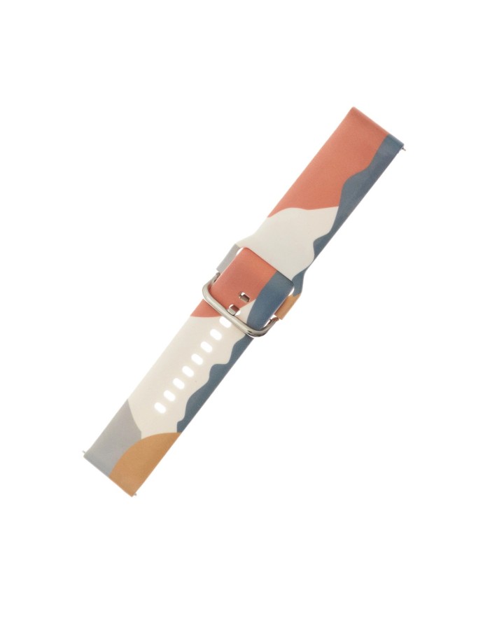 Strap Moro for Samsung Galaxy Watch 40 / 41 / 42 / 43 / 44 mm silicone bracelet watch band - pattern 15