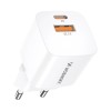 Wozinsky CMWCW 20W USB-C / USB-A Wall Charger - White Wozinsky CMWCW 20W USB-C / USB-A Wall Charger - White