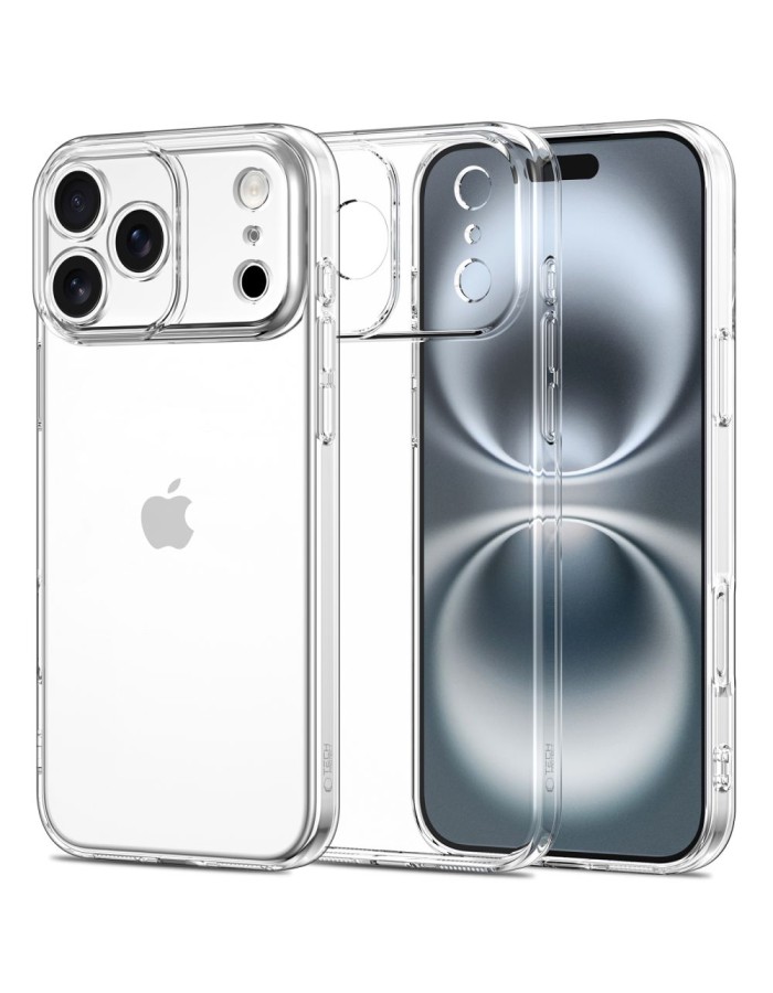 Tech-Protect FlexAir Case for iPhone 17 Pro Max - Clear Tech-Protect FlexAir Case for iPhone 17 Pro Max - Clear