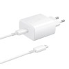 Samsung EP-TA845EWE 45W wall charger with USB-C cable Samsung EP-DW767JWE 45W 1.8m (OOB Bulk - replacement packaging) - white Samsung EP-TA845EWE 45W wall charger with USB-C cable Samsung EP-DW767JWE 45W 1.8m (OOB Bulk - replacement packaging) - white