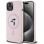 Karl Lagerfeld Silicone Karl&amp;amp;Choupette MagSafe iPhone 15 Plus Case - Pink