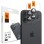 Spigen Glass tR EZ Fit Optik Pro Tempered Glass for iPhone 16 / 16 Plus / 17 Camera (2 pcs.) - Black