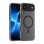 Magnetic Abrasive iPhone 17 Air Case Compatible with MagSafe - Matte Black