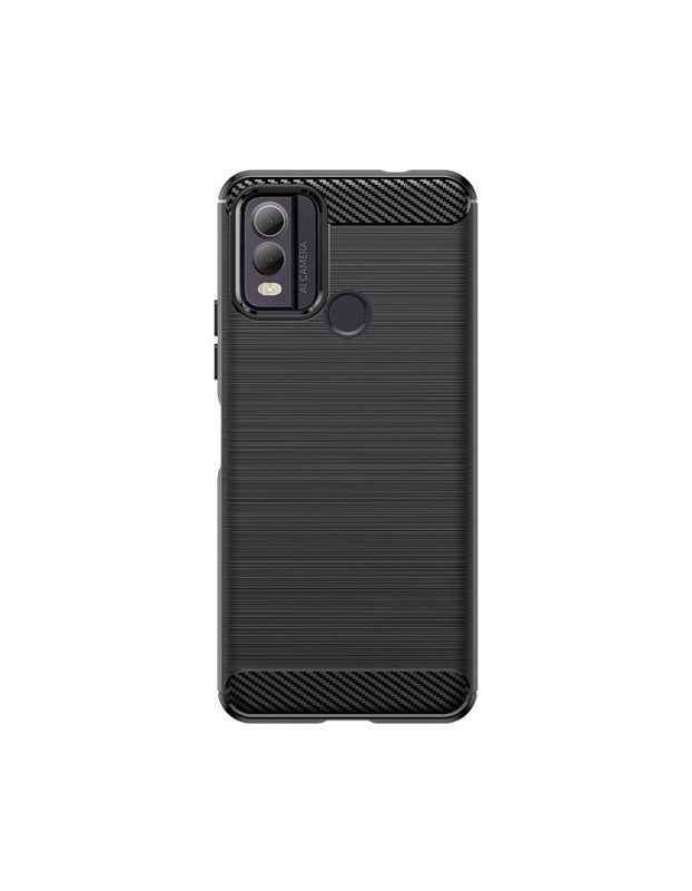 Carbon Case silicone case for Nokia C22 - black