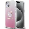 Hello Kitty IML Gradient Electrop Kitty Head case for iPhone 15 - pink Hello Kitty IML Gradient Electrop Kitty Head case for iPhone 15 - pink