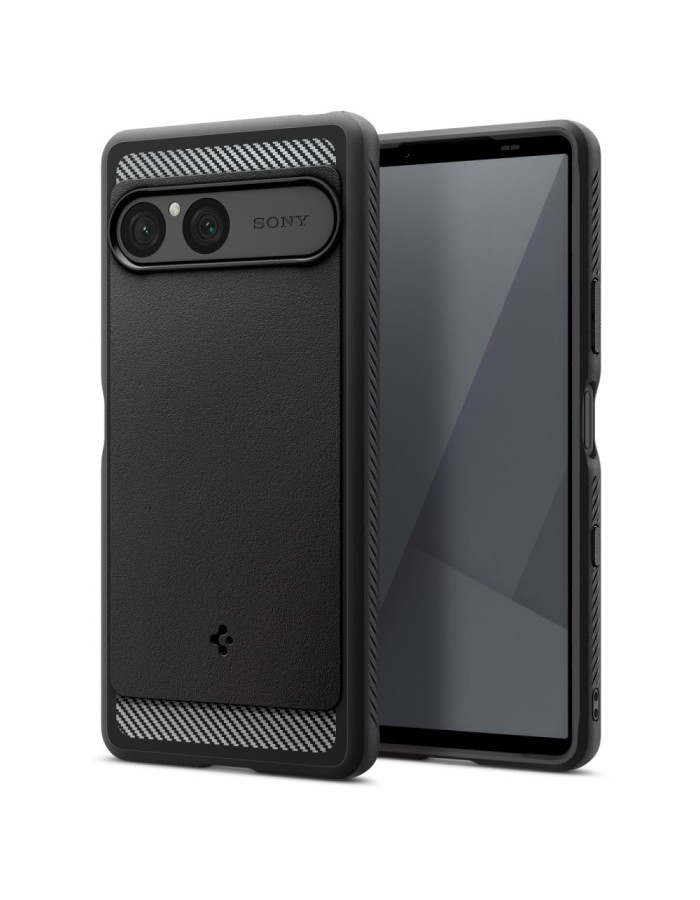 Spigen Rugged Armor Case for Sony Xperia 10 VII - Matte Black Spigen Rugged Armor Case for Sony Xperia 10 VII - Matte Black