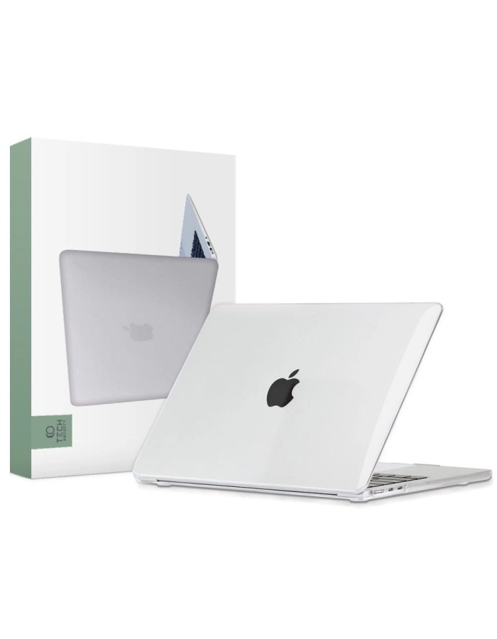 Tech-Protect SmartShell Case for MacBook Air 13" M2 / M3 / 2022-2024 - Transparent