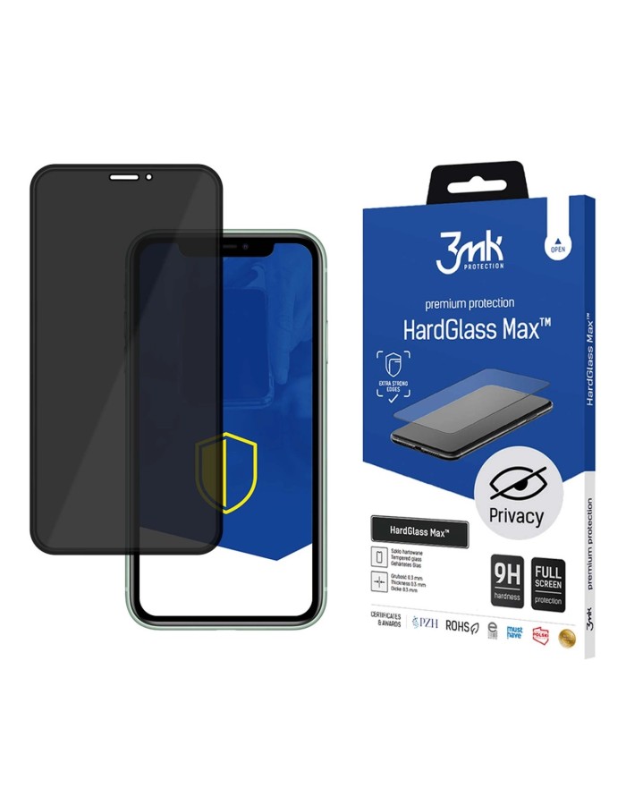 9H 3mk HardGlass Max Privacy™ privacy glass for iPhone 11 Pro Max 9H 3mk HardGlass Max Privacy™ privacy glass for iPhone 11 Pro Max