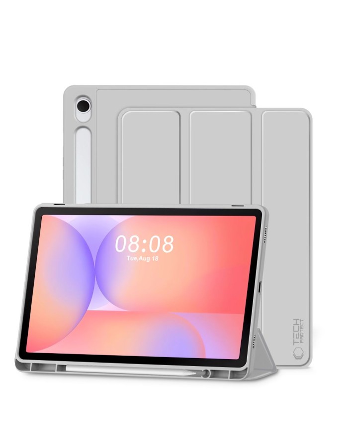 Tech-Protect SmartCase Pen Case for Samsung Galaxy Tab S9 11.0 / S9 FE / S10 FE / S10 Lite 10.9 X710 / X716B / X510 / X516B / X520 / X526 / X400 / X406B - Gray Tech-Protect SmartCase Pen Case for Samsung Galaxy Tab S9 11.0 / S9 FE / S10 FE / S10 Lite 10.9 X710 / X716B / X510 / X516B / X520 / X526 / X400 / X406B - Gray