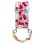 Color Chain Case gel flexible elastic case cover with a chain pendant for iPhone 8 Plus / iPhone 7 Plus multicolour