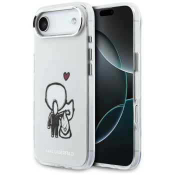 Karl Lagerfeld Karl &amp;amp; Choupette Back MagSafe Case for iPhone Air - Clear