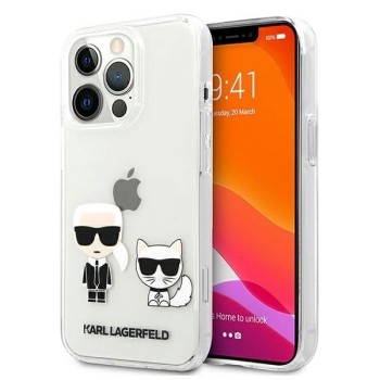Karl Lagerfeld Karl &amp;amp; Choupette Case for iPhone 13 Pro Max 6.7" - Transparent