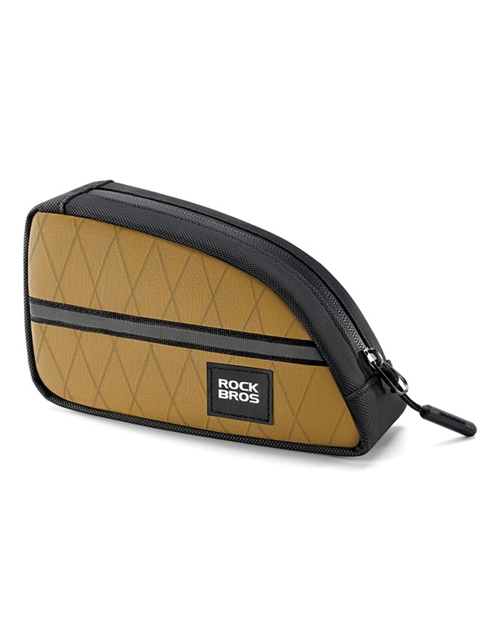Rockbros Triangle Bike Frame Bag 0.8l - Brown Rockbros Triangle Bike Frame Bag 0.8l - Brown