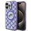 Karl Lagerfeld IML Monogram Karl &amp;amp; Choupette Head MagSafe iPhone 15 Pro Case - Purple