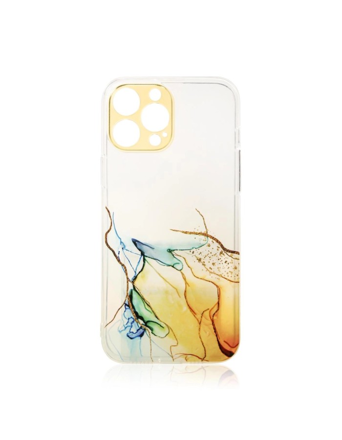 Marble Case for iPhone 12 Pro Gel Cover Orange Marble Marble Case for iPhone 12 Pro Gel Cover Orange Marble