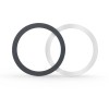 Tech-Protect MagMat MagSafe magnetic ring universal - black / silver (2 pcs.) Tech-Protect MagMat MagSafe magnetic ring universal - black / silver (2 pcs.)