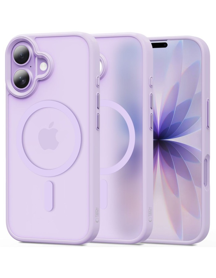 Tech-Protect MagMat MagSafe Case for iPhone 17 - Purple Tech-Protect MagMat MagSafe Case for iPhone 17 - Purple