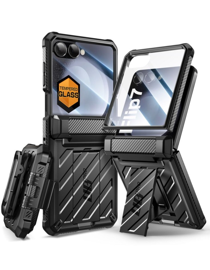 Supcase Unicorn Beetle Pro Case for Samsung Galaxy Z Flip 7 - Black Supcase Unicorn Beetle Pro Case for Samsung Galaxy Z Flip 7 - Black