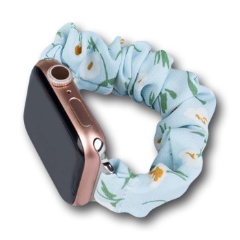Fabric Apple Watch Band 42/44/45mm Strap Bracelet Elastic Band - Blue