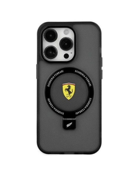 Ferrari FEHMP15SUSCAK iPhone 15 6.1" black/black hardcase Ring Stand 2023 Collection MagSafe Ferrari FEHMP15SUSCAK iPhone 15 6.1" black/black hardcase Ring Stand 2023 Collection MagSafe