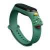 Strap Xmas for Xiaomi Mi Band 3 / 4 Christmas Silicone Strap Bracelet with Christmas Tree - Dark Green Strap Xmas for Xiaomi Mi Band 3 / 4 Christmas Silicone Strap Bracelet with Christmas Tree - Dark Green
