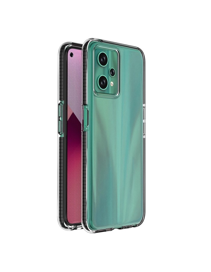Spring Case case for Realme 9 Pro silicone cover with frame black Spring Case case for Realme 9 Pro silicone cover with frame black