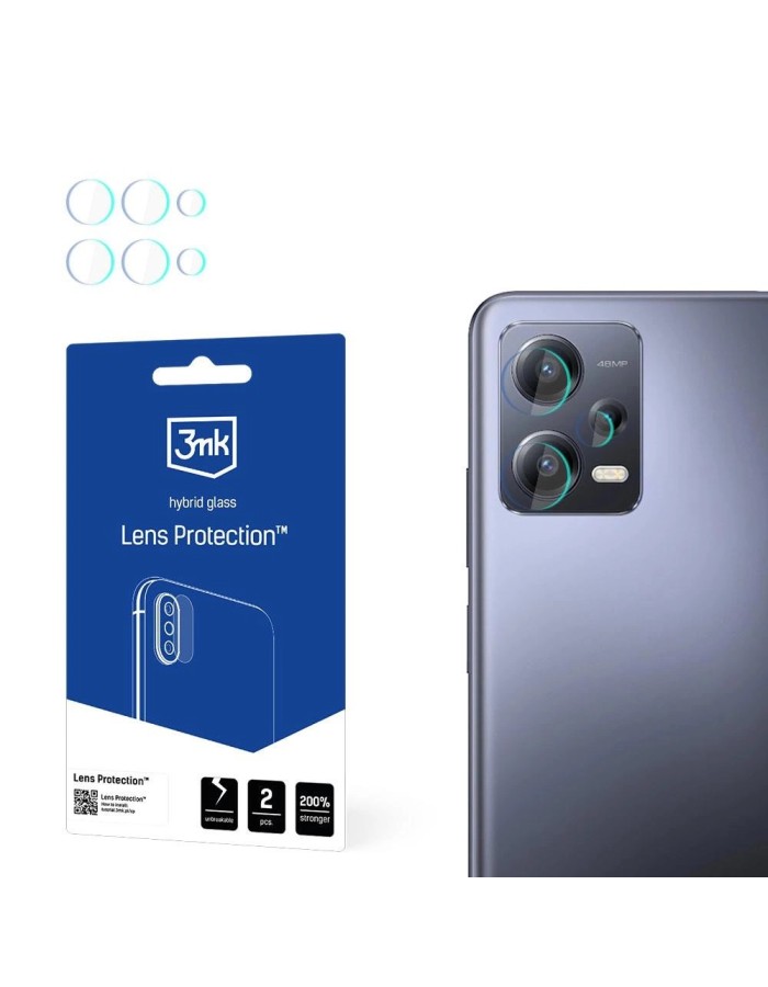 Camera glass for Xiaomi Redmi Note 12 Pro 7H for 3mk Lens Protection series lens Camera glass for Xiaomi Redmi Note 12 Pro 7H for 3mk Lens Protection series lens