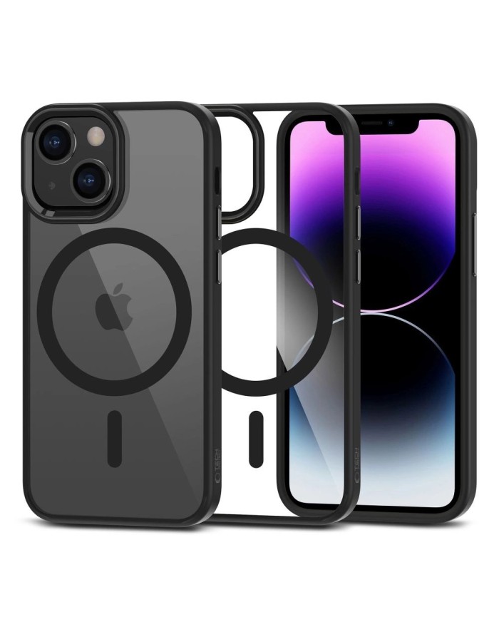 Tech-Protect MagMat MagSafe Case for iPhone 12 mini / 13 mini - Clear Black Tech-Protect MagMat MagSafe Case for iPhone 12 mini / 13 mini - Clear Black
