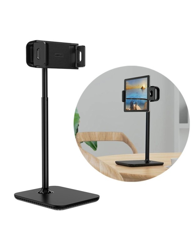 Acefast telescopic phone and tablet holder (135-230mm wide) for the desk 360 ° black (E4 black) Acefast telescopic phone and tablet holder (135-230mm wide) for the desk 360 ° black (E4 black)
