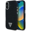 Guess Denim Triangle Logo MagSafe case for iPhone 16 - black Guess Denim Triangle Logo MagSafe case for iPhone 16 - black